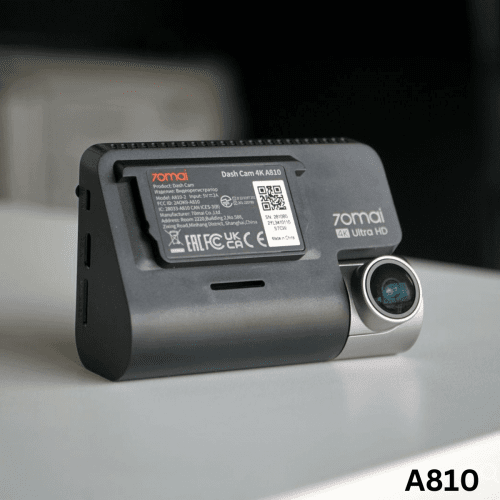 Camera Hành Trình 70Mai A810 Chất Lượng 4k HDR Siêu Nét, Tích Hợp GPS, Cảnh Báo ADAS