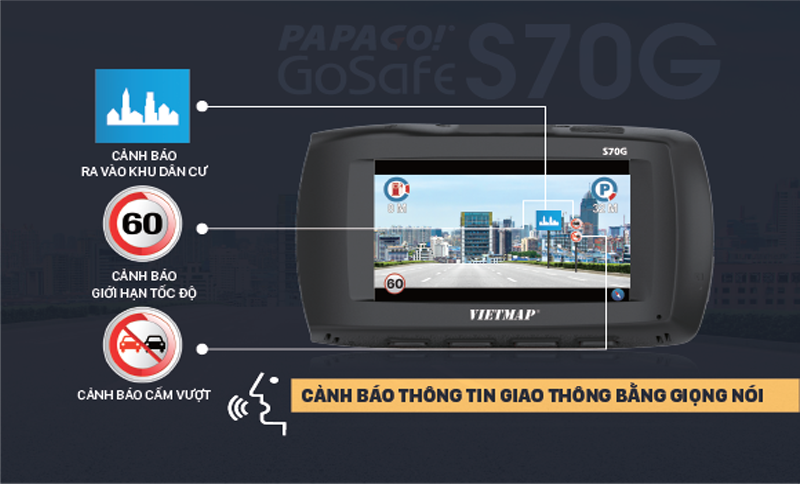 Camera Hành Trình Vietmap Papago Gosafe S70G